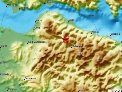 Σεισμός 3,6 Ρίχτερ στο Αίγιο 