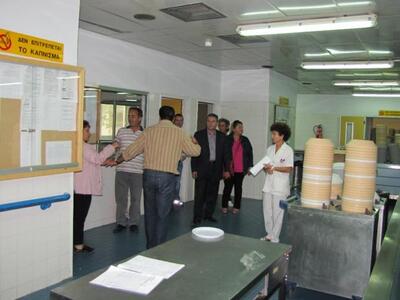 Σχεδόν όλους τους χώρους του Νοσοκομείου...