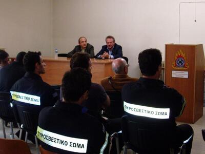 Επίσκεψη Γιώργου Καλούδη στη ΔΕΥΑΚ και τ...