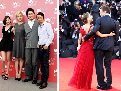 Αριστερά: Οι ηθοποιοί από αριστερά, Κίκο...