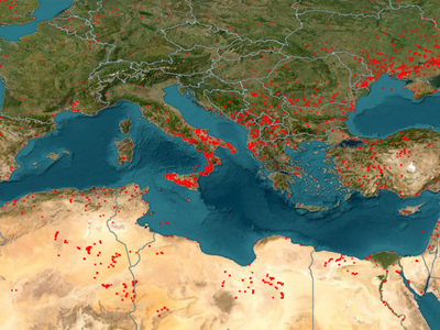 Χάρτης με τα μέτωπα τις τελευταίες 24 ώρες