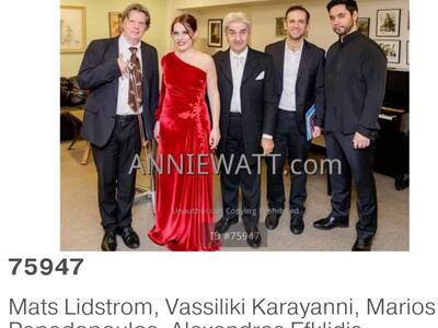 Από αριστερά : Mats LIbstrom, Βασιλική Κ...
