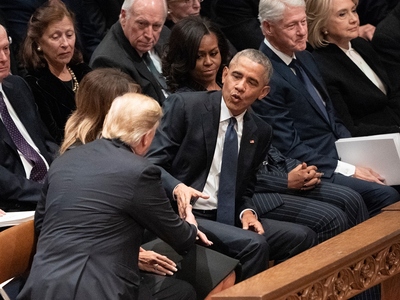 Το τελευταίο αντίο στον Τζορτζ Μπους- Ο ...