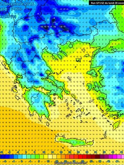 Παγωνιά σε μεγάλο μέρος της χώρας και τη...