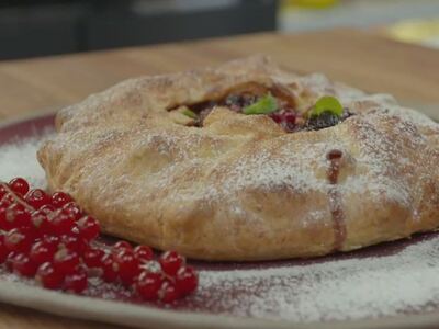 Γαλλική τάρτα με φρούτα (Galette)