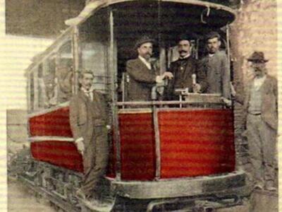Το τραμ της Πάτρας το 1902 - Σπάνια φωτογραφία