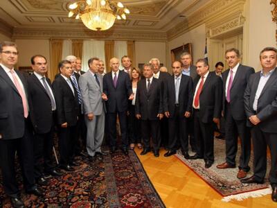 Συνάντηση Σπ. Σπύρου με τον Πρωθυπουργό ...