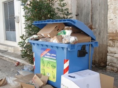 "Aδύνατη η μεταφορά των απορριμμάτω...
