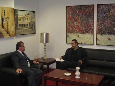 Συνάντηση Γ.Γ. ΔΕΠΙΝ με Δήμαρχο Πηνειού