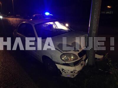 Πύργος: Δυο τραυματίες σε τροχαίο - &quo...