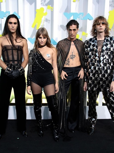 Maneskin με total loook Gucci