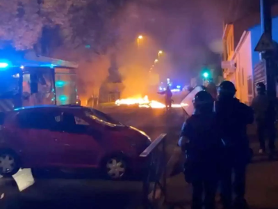 Γαλλία: Νύχτα κόλασης με άγρια επεισόδια...