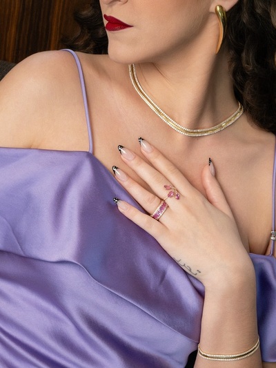 Σκουλαρίκια σε sculptural style από χρυσ...