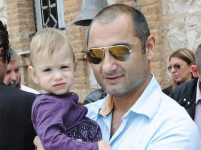 Ο Τάκης Κωνσταντινόπουλος με την κόρη του