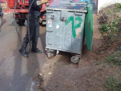 Μεσολόγγι: "Φούντωσαν" κάδοι α...