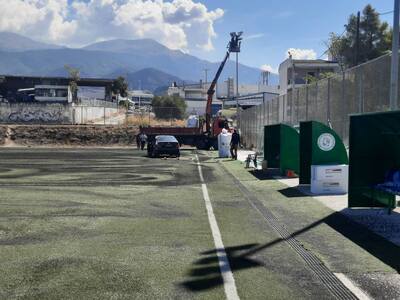 Πάτρα: Αλλάζει όψη το γήπεδο της Αγυιάς - Δείτε τις εργασίες