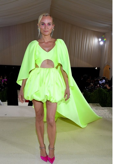 Nταιάν Κρούγκερ με Prabal Gurung