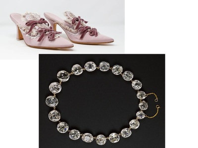  Παπούτσια Manolo Blahnik και το περιδέρ...