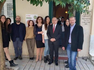 Με τους συντρόφους της στο ΣΟΨΥ