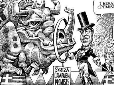 Προεκλογικό σκίτσο του KAL για τον Economist