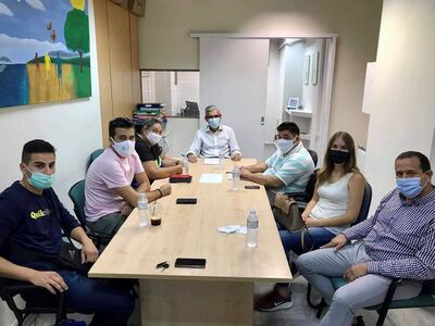 Συνάντηση του Άγγελου Τσιγκρή στην Πάτρα...