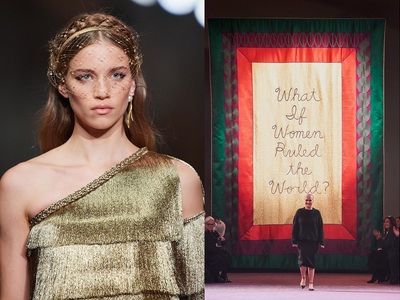 Dior Couture: Μπρονζέ ελληνίδες θεές και...