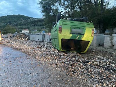 Αιτωλοακαρνανία: Εκτροπή κλούβας– Άφαντος ο οδηγός