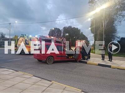 Σοβαρό τροχαίο συνέβη στην ΕΟ Πατρών Πύργου