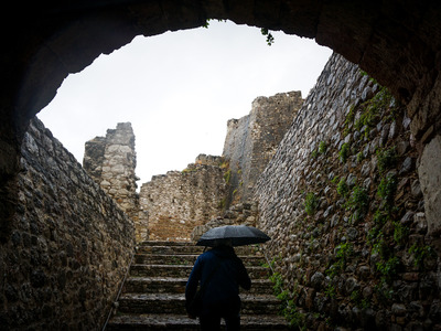 Στο Κάστρο της Πάτρας υπό βροχήν 