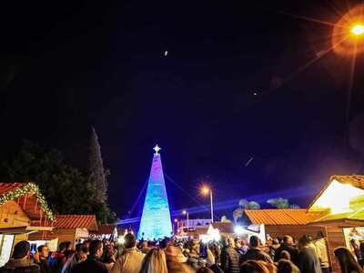 Χριστουγεννιάτικο δέντρο 28,5 μέτρων, απ...