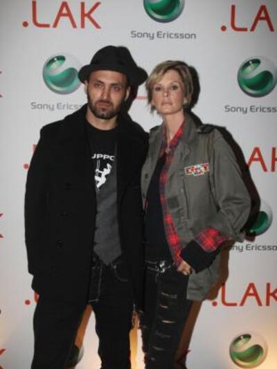 Σπύρος Πώρος με την σύζυγό του Kylie Bax