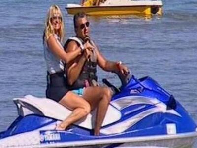 Λιάγκας - Σκορδά κάνουν jet ski στην Κυλλήνη