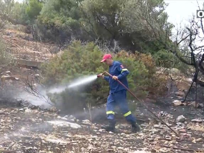 Σε ύφεση η φωτιά στη Λούτσα: «Τα χειρότε...