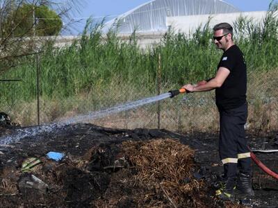 Πάτρα: Φωτιά σε ξερόχορτα στον κήπο του ΤΕΙ