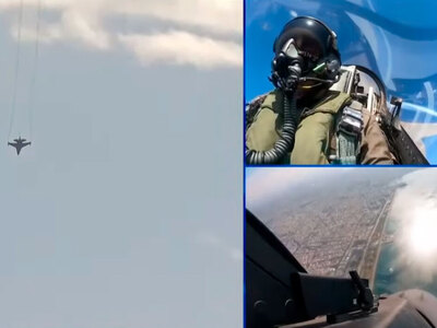 Θεσσαλονίκη: Το μήνυμα του πιλότου του F...