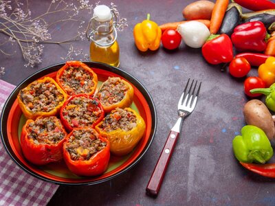 Φανταστική συνταγή για γεμιστές ντομάτες...