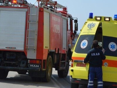  Εύβοια: Αυτοκίνητο σε χαράδρα 150 μέτρω...