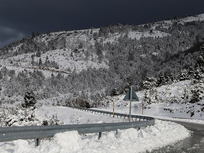 Χιόνια και στα ορεινά των Ιωαννίνων!