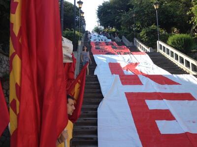 Εκδήλωση - ομιλία του ΚΚΕ με τον Δ. Τζαβ...