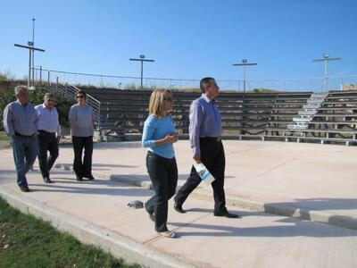 Ο υποψήφιος Δήμαρχος στο Κάστρο του Ρίου