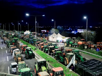 Μπλόκα αγροτών: Παρέμβαση του Αρείου Πάγ...