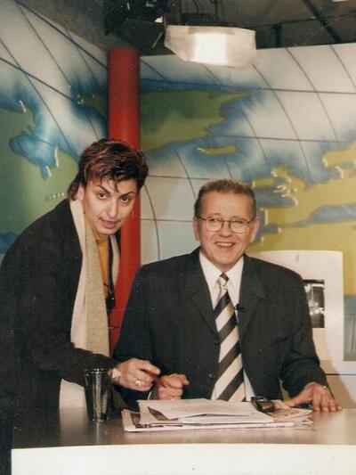 Με τον Δημήτρη Κωνσταντάρα