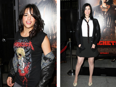 Michelle Rodriguez και Sarah Silverman