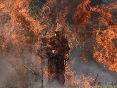 Φωτιά στην Αττική: 20 φωτογραφίες- γροθι...