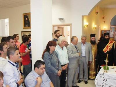 Ο Αγιασμός στο Εκκλησιαστικό Λύκειο Πατρ...