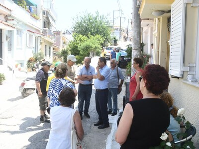 Πάτρα: Ο Κ. Πελετίδης & κλιμάκιο της...