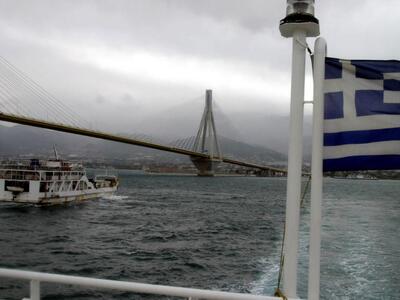 Πάτρα:Κλειστό το Ρίο - Αντίρριο