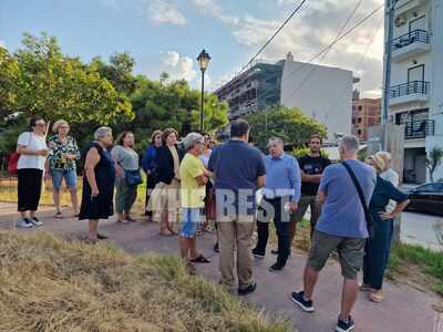 Πάτρα: Διαμαρτυρία για το νέο αντλιοστάσ...