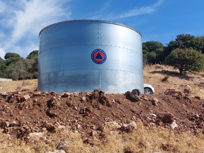 Πάτρα: Τοποθετήθηκε δεξαμενή στο Πετρωτό