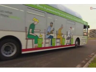 Το λεωφορείο που κινείται με καύσιμο.. α...